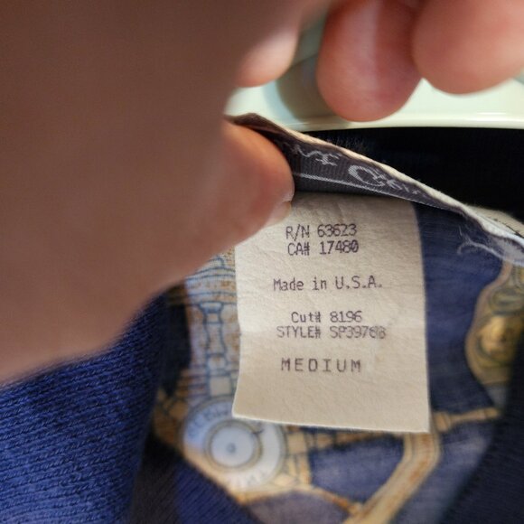 Saint Germain Paris Women M Nautical Theme Light Jacket Old Money Vtg Retro 80' - Picture 15 of 16